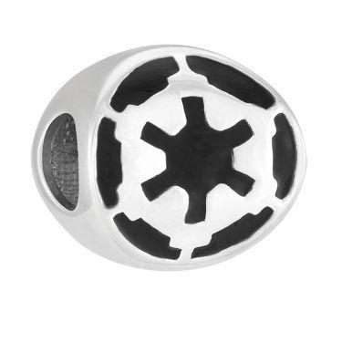 Silver Imperial Logo - Disney - Star Wars Imperial Logo Disc - Jet - Enamel