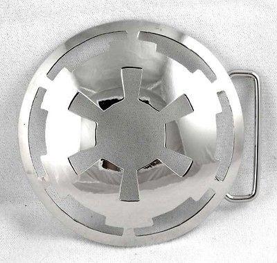 Silver Imperial Logo - NEW Star Wars Chrome Silver Imperial Logo Belt Buckle by Rock Rebel ...