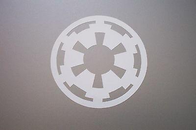Silver Imperial Logo - IMPERIAL LOGO VINYL Decal Sticker Star Wars SILVER 3