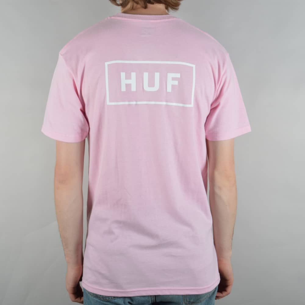 Pink T Logo - HUF Puff Bar Logo T-Shirt - Pink - SKATE CLOTHING from Native Skate ...