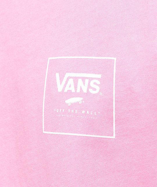 Pink T Logo - Classic Good Vans Square Logo Pink T Shirt VANS Pink, Best Sale