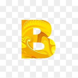 Yellow B Logo - Letter B Vector Png, Vectors, PSD, and Clipart for Free Download ...