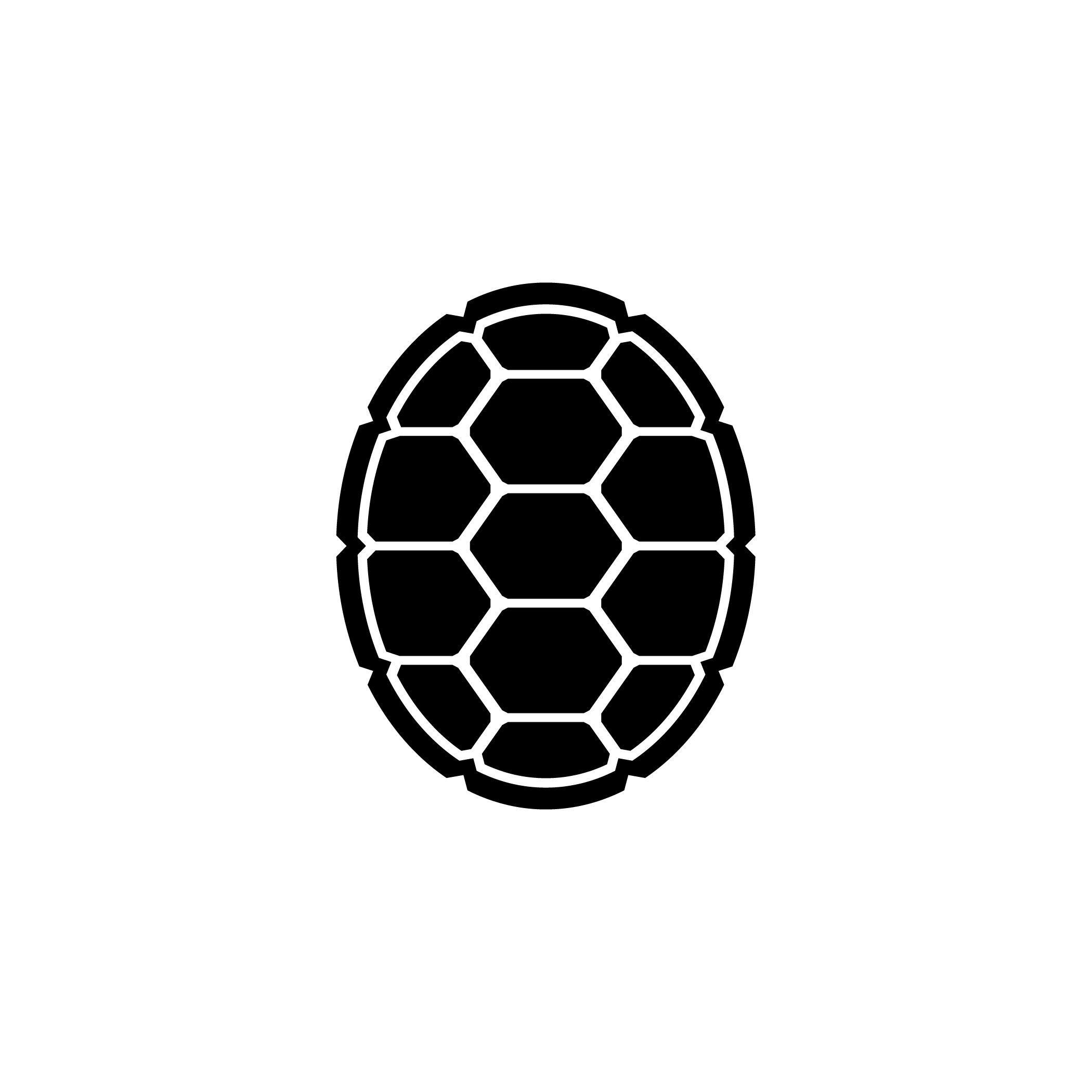 Black and White Turtle Logo - Ninja Turtle Shell Clip Art Clipart Clipart. christmas