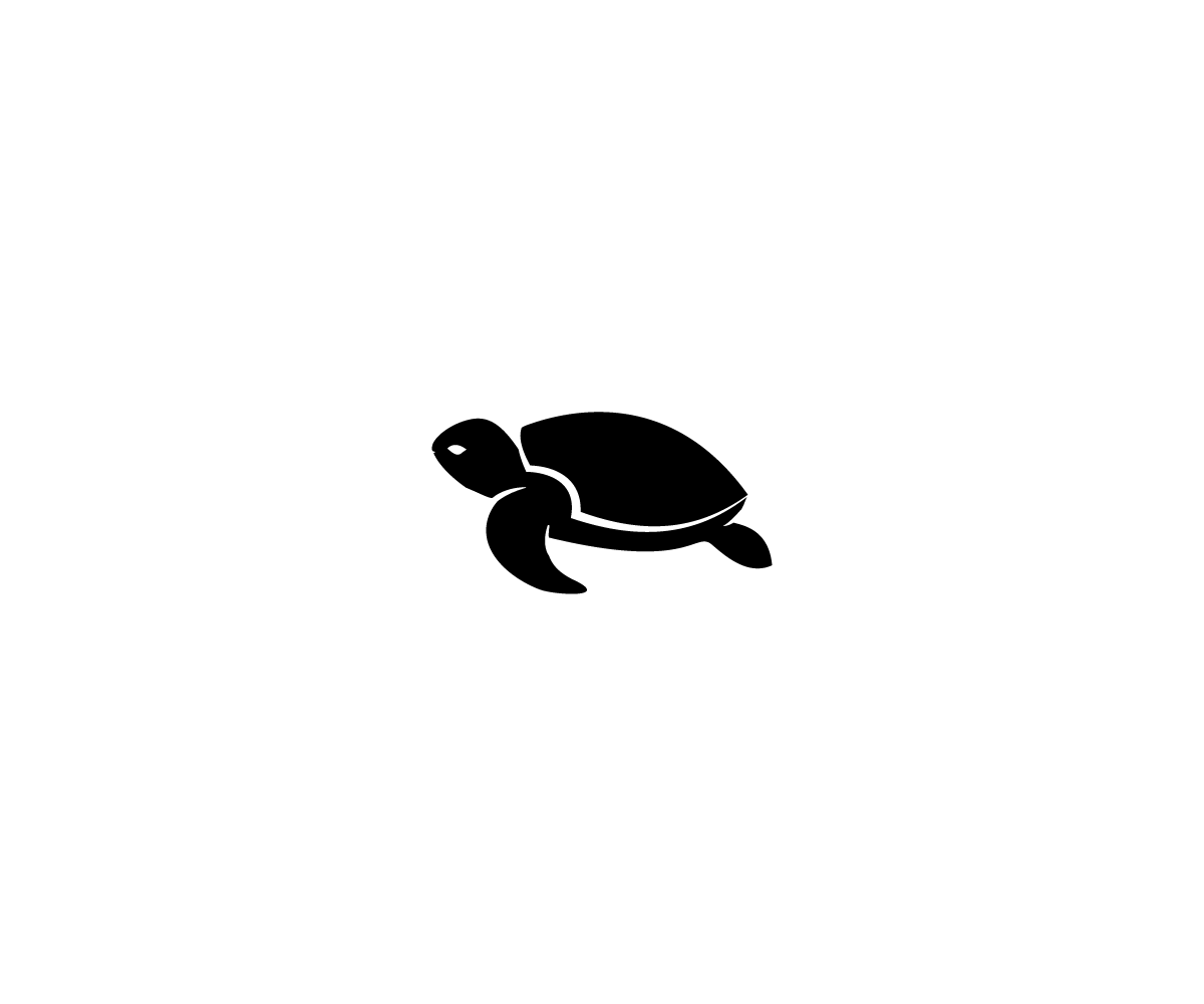 Black and White Turtle Logo - Modern, Professional, Business Logo Design for Black Turtle by Logo ...