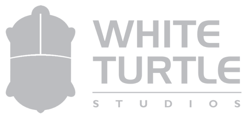 Black and White Turtle Logo - White Turtle Studios About Us