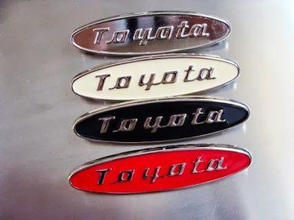 Old Toyota Logo - What do you think of these old #Toyota logos? Pretty cute! | Car ...