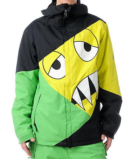 686 Snowboard Logo - 686 Snaggleface 8K Grass Green Snowboard Jacket | Zumiez