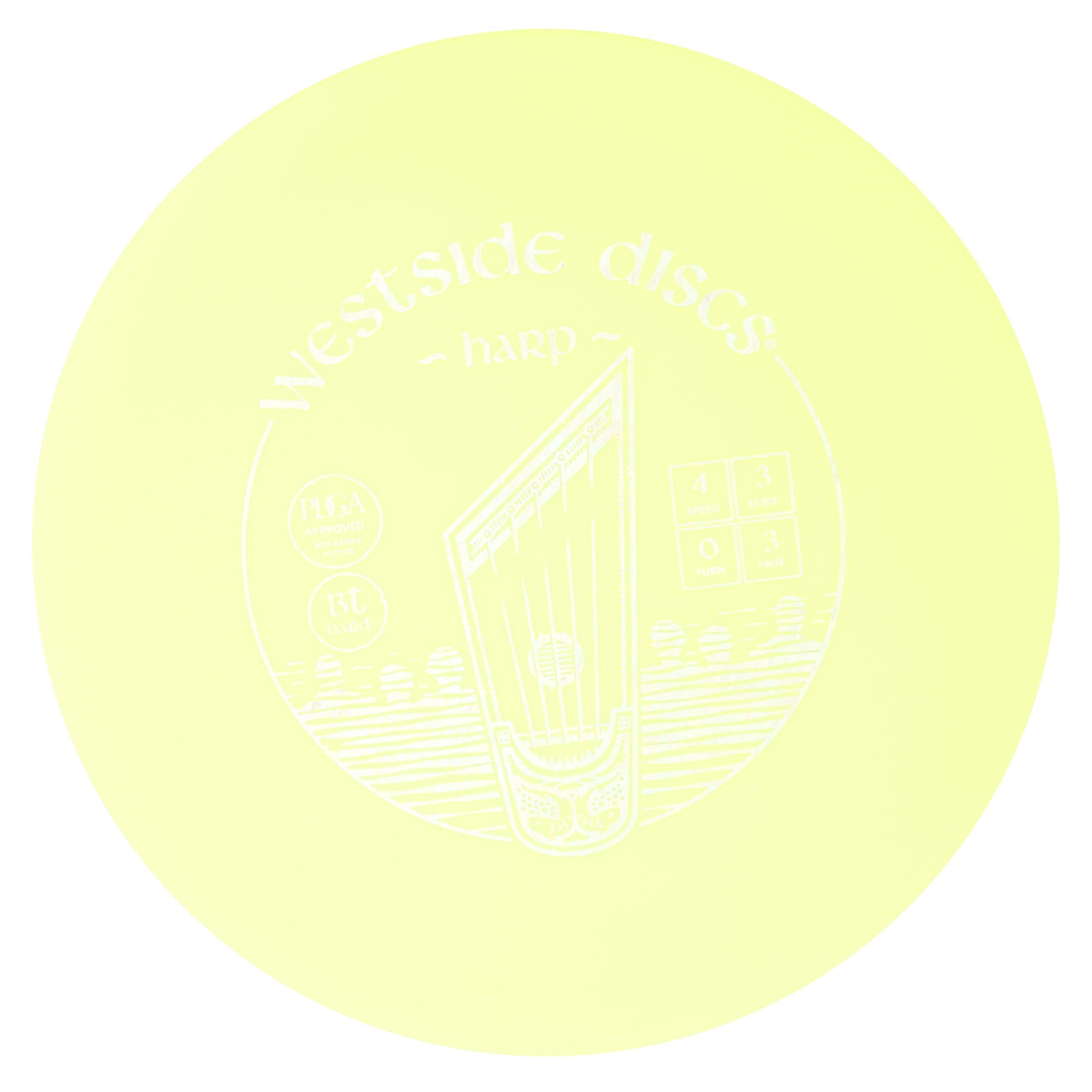Yellow Harp Logo - Westside BT Harp Hard - Seth's Old Time Disc Golf