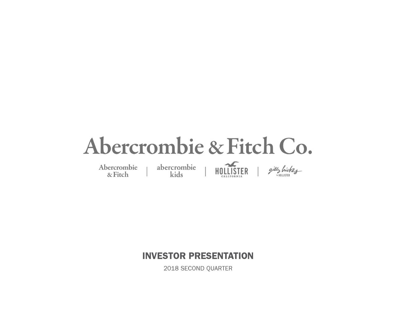 Abercrombie and Fitch Logo - Abercrombie & Fitch 2018 Q2 - Results - Earnings Call Slides ...