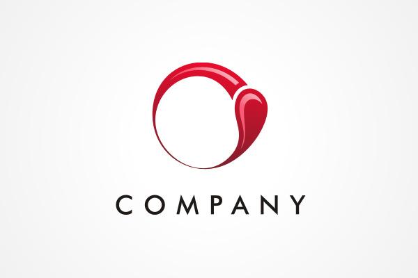 Red Letter O Logo - Free Logo: Shiny Red O Logo