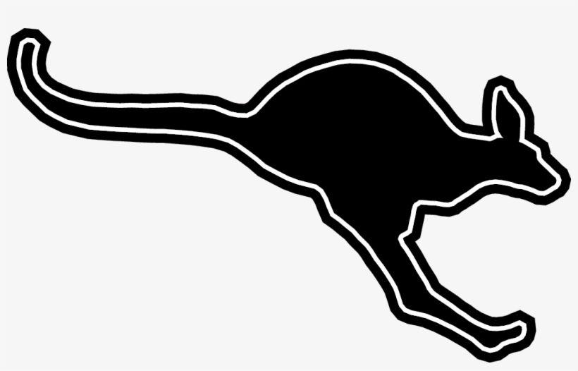 Roo Logo - Black - Png Format - Austin College Roo Logo - Free Transparent PNG ...