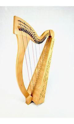 Yellow Harp Logo - EMS 29 String Minstrel Harp — Early Music Shop