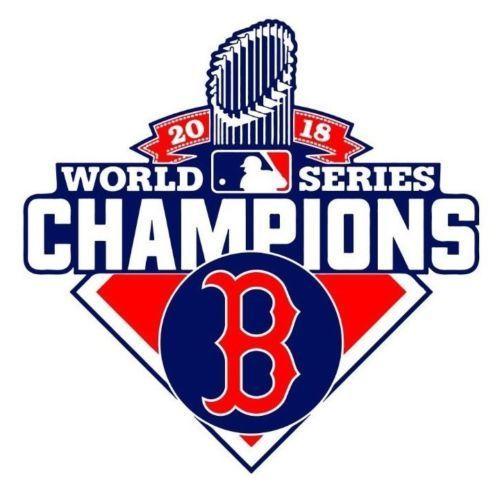 Red Sox Championship Logo - Details about Boston Red Sox World Series CHAMPIONS 2018 Decal