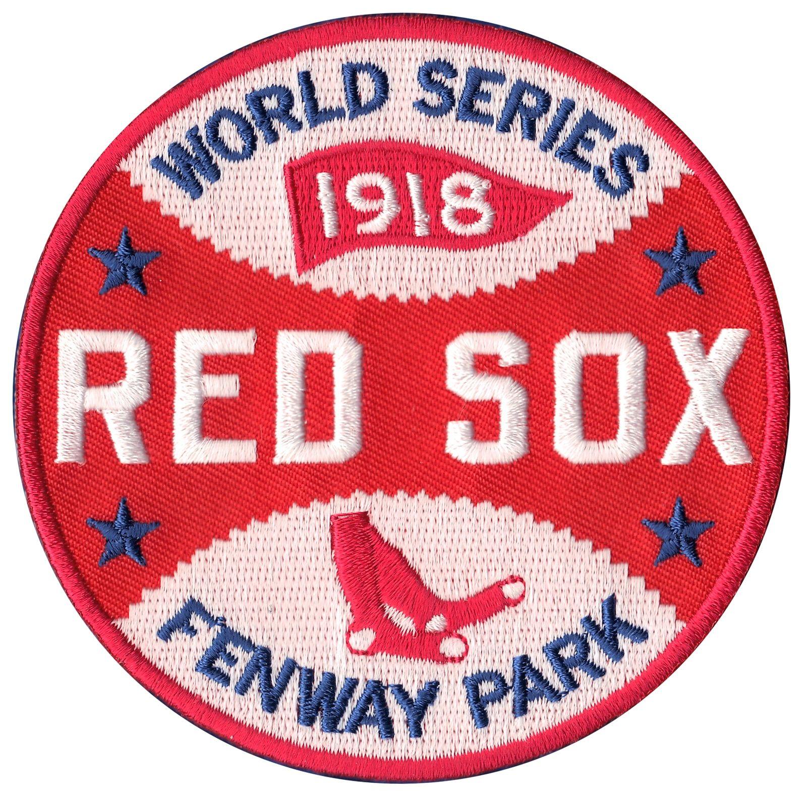 Boston Red Sox Championship Logo - 1918 Boston Red Sox MLB World Series Team Champions Logo Jersey ...