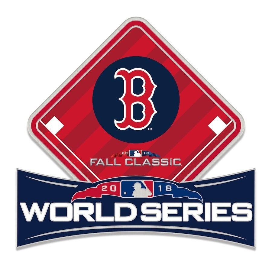 Boston Red Sox Championship Logo - 2018 Boston Red Sox MLB World Series Participant Lapel
