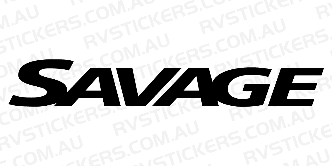 Savage Boats Logo - Boat Decals and Graphics
