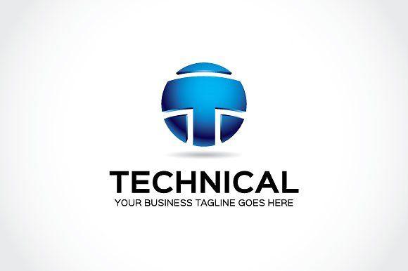 Technical Logo - Technical Logo Template Logo Templates Creative Market