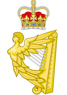 Yellow Harp Logo - Monarchy of Ireland