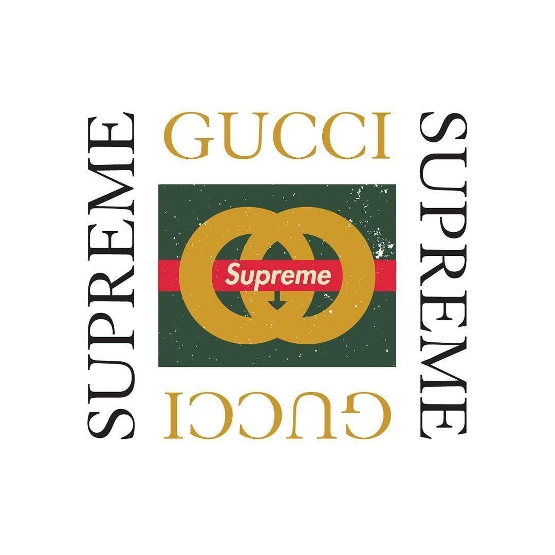 Gucci X Supreme Logo Logodix - gucci logo for roblox t shirt