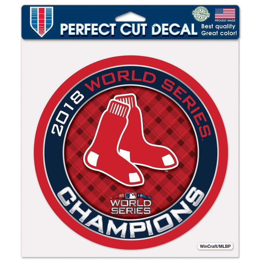 Red Sox Championship Logo - Boston Red Sox WinCraft 2018 World Series Champions 8'' x 8 ...