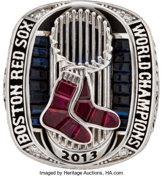 Red Sox Championship Logo - 2013 Boston Red Sox World Series Championship Ring.. ... Baseball ...