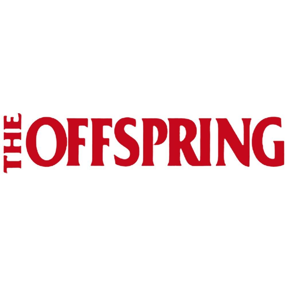 The Offspring Logo - The Offspring Logo Rub-On Sticker - Red – RockMerch
