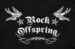 Offspring Logo - Details About Rock Offspring Logo Swallows Baby T Shirt 3 6 Months