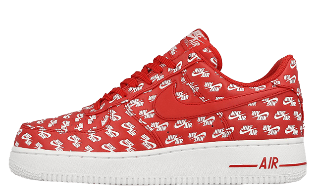 Red Nike Logo - Nike Air Force 1 Low Logos Pack Red | AH8462 600 | The Sole Supplier