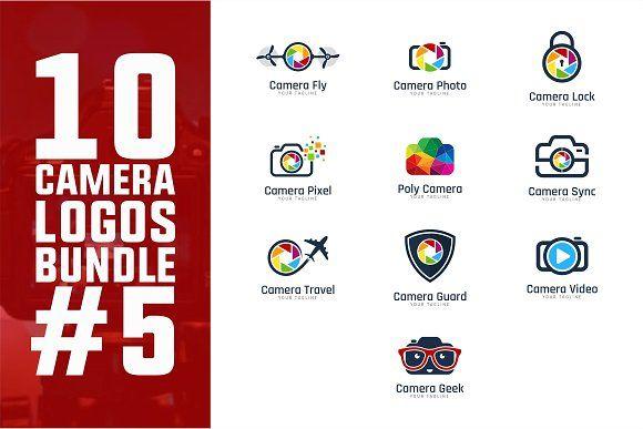Camera Company Logo - Camera Logo Bundle Logo Templates Creative Market