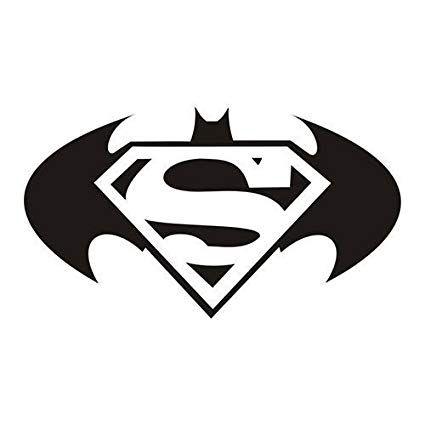 Superman Logo - Indiashopers Batman Superman Logo Racing Windows, Sides, Hood ...