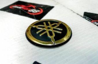 Bronze Yamaha Logo - Emblem Yamaha Logo (logo sticker), RM10, Stickers, Decals & Emblems ...