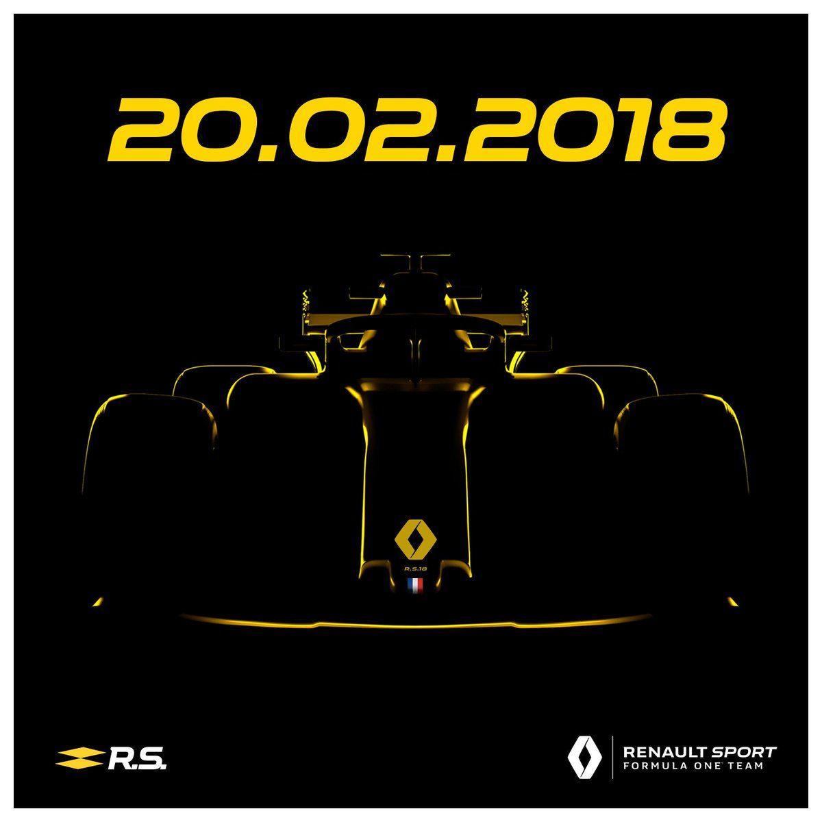 Renault F1 2018 Logo - Renault F1 Team rumours were true. The covers