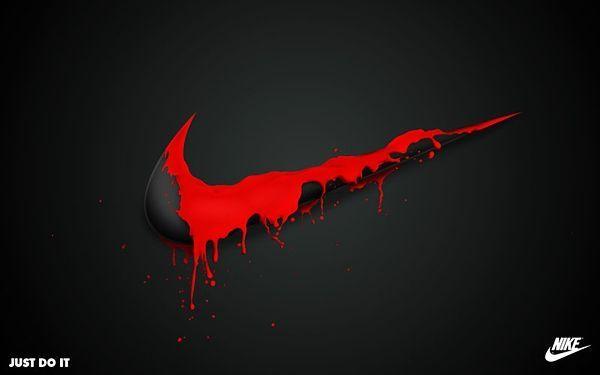 Red Nike Logo - Nike Logo - Red Paint Swoosh | Nike | Nike logo, Nike, Logos