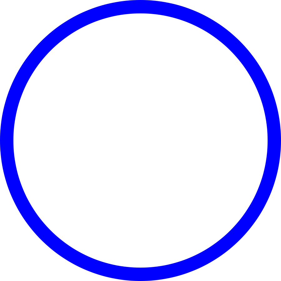 Circle Outline Logo - Half Blue Circle Logo Png Images