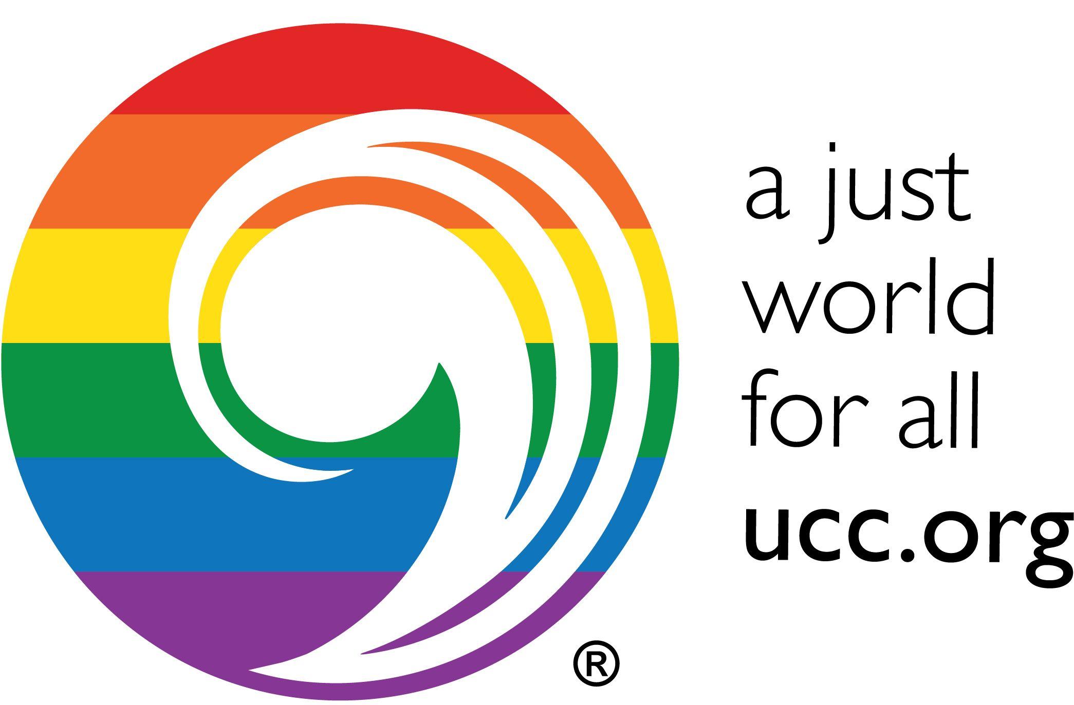 White Circle with Red Comma Logo - UCC Brand Guidelines - United Church of Christ