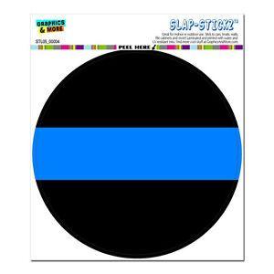 Thin Blue Circle Logo - Thin Blue Line Police - Circle - SLAP-STICKZ™ Car Window Locker ...