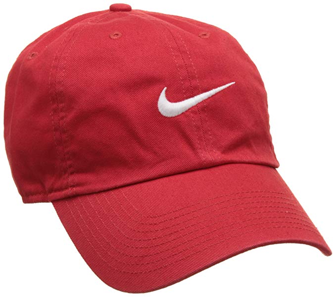 Red Nike Logo - NIKE SWOOSH CAP- RED: Amazon.in: Clothing & Accessories