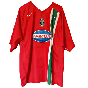 Red Nike Logo - Red Nike Jersey Tamoil Juventus Football Sportwear Extra Large Men ...