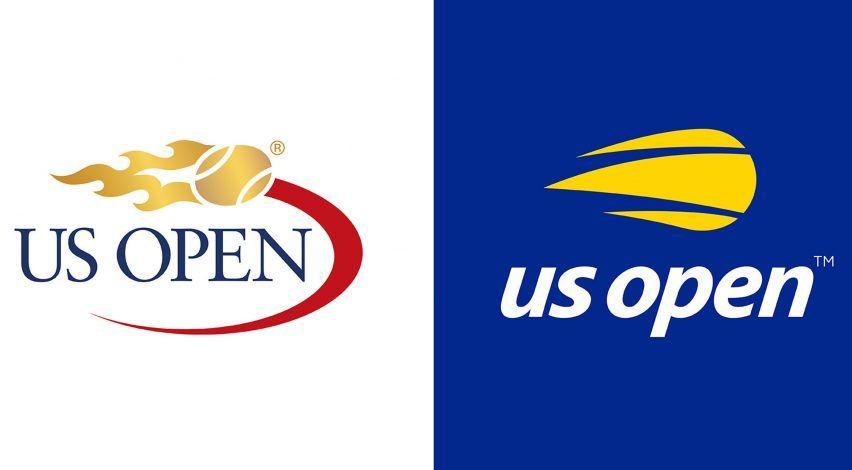 Blue Tennis Logo - US Open's flaming tennis ball logo receives minimal update