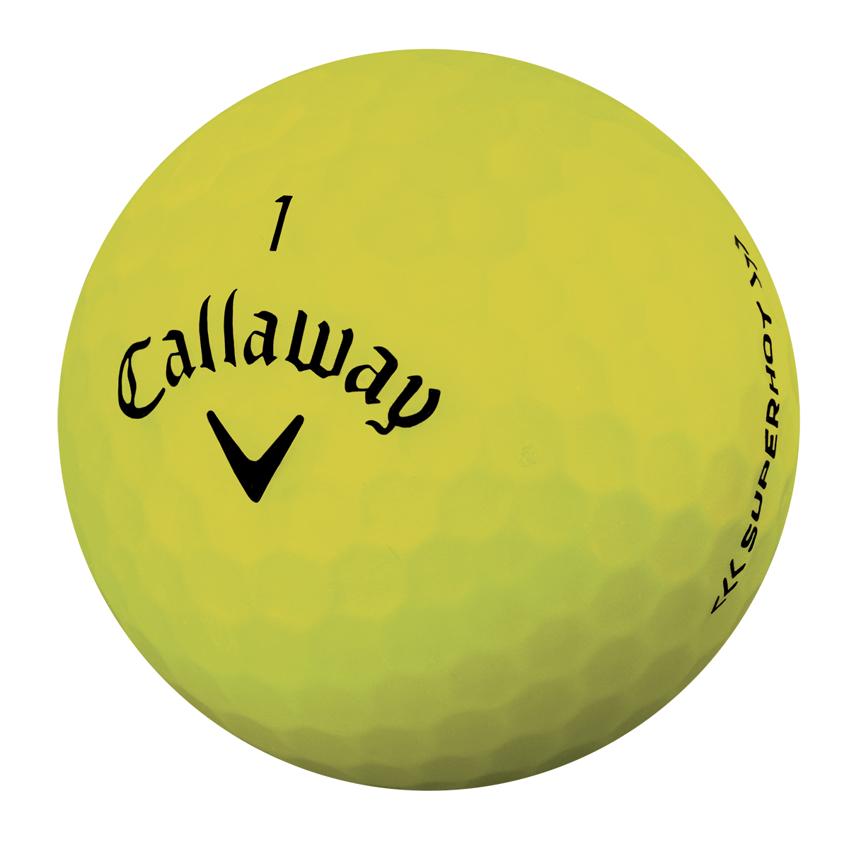 Yellow Ball Logo - CALLAWAY SUPERHOT BOLD GOLF BALLS YOUR LOGO MINIMUM