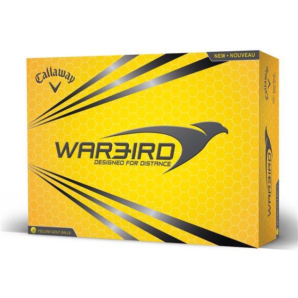 Yellow Ball Logo - Callaway Warbird Yellow Golf Balls (12 Balls) - Golfonline
