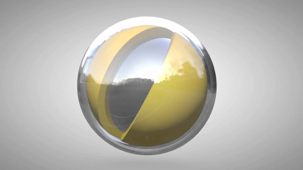 Yellow Ball Logo - After Effects Template - 3D Ball Logo - YouTube