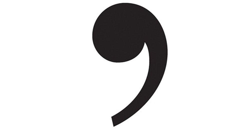 White Circle with Red Comma Logo - The arguments for and against the Oxford comma Mexico Daily Lobo