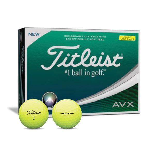 Yellow Ball Logo - Titleist AVX Yellow - Custom Logo Imprint | Golftees.com