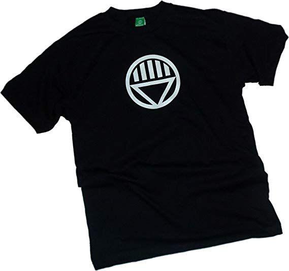 Black Lantern Logo - Black Lantern Logo Green Lantern Adult T Shirt, Large