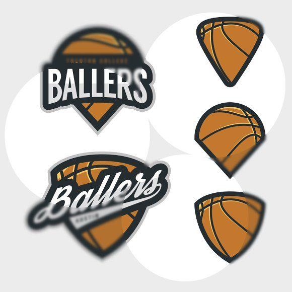Made Up Basketball Team Logo - Basketball team logo templates ~ Logo Templates ~ Creative Market