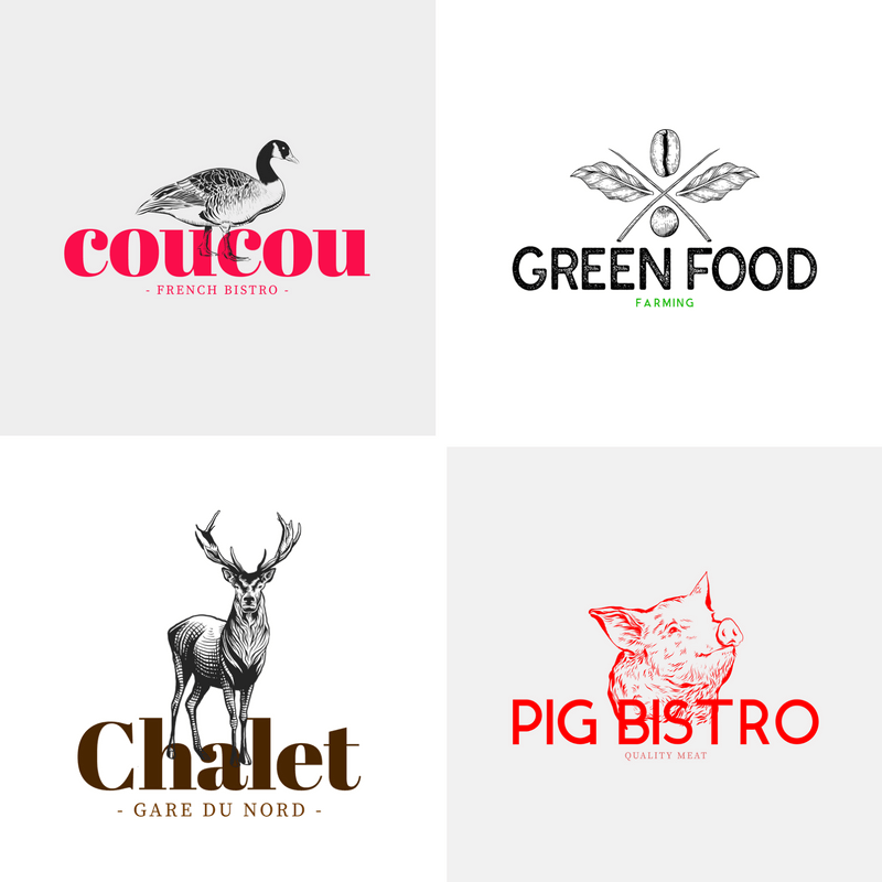 French Bistro Restaurant Logo - Make a Restaurant Logo That Is Totally Sweet - Placeit Blog