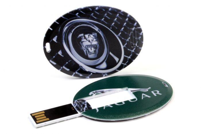 Oval Shaped Logo - factorydirect small round creditcard USB, logo print, promo