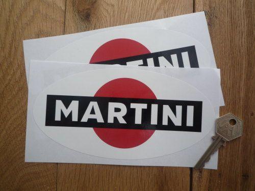 Oval Shaped Logo - Martini Oval Shaped Logo Stickers. 7
