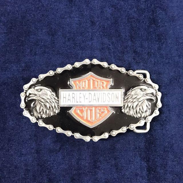 Oval Shaped Logo - Belt Buckle – Harley Davidson Motor Cycles. Oval shaped. – Craig ...